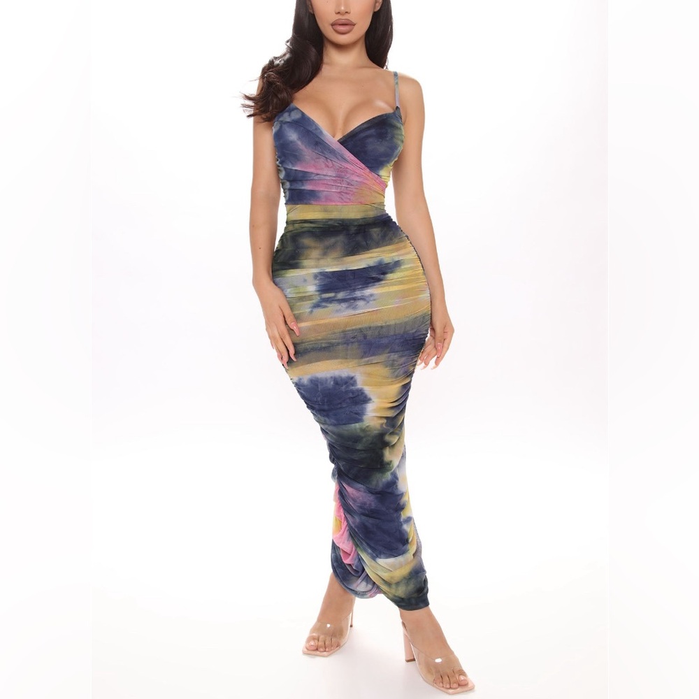 EUC Tie Dye Maxi Dress